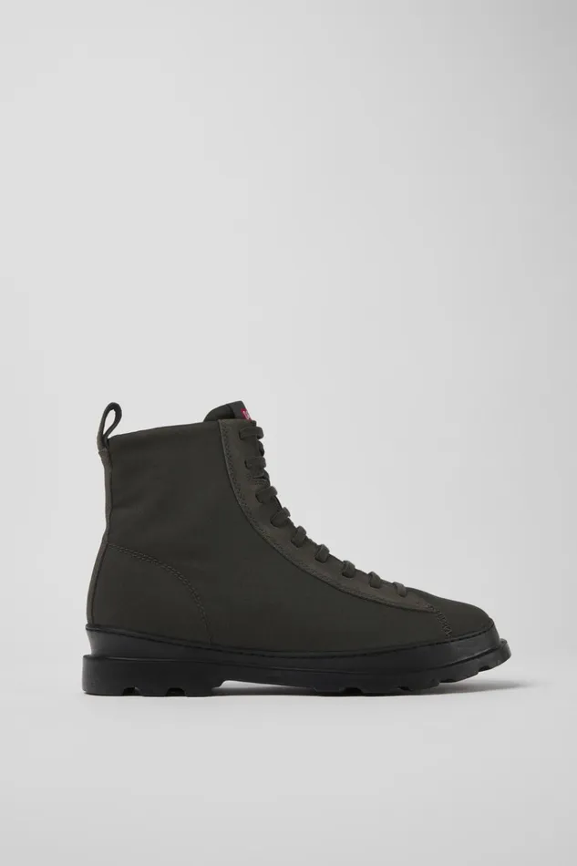 Men Brutus Gray Textile And Nubuck Ankle Boots Camper Ankle Boots Men Brutus Gray Textile And Nubuck Ankle Boots Camper Ankle Boots