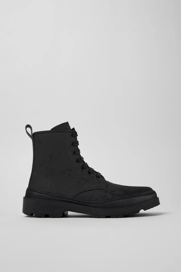 Men Brutus Trek MICHELIN Grayblack Medium Boots Camper Ankle Boots Men Brutus Trek MICHELIN Grayblack Medium Boots Camper Ankle Boots