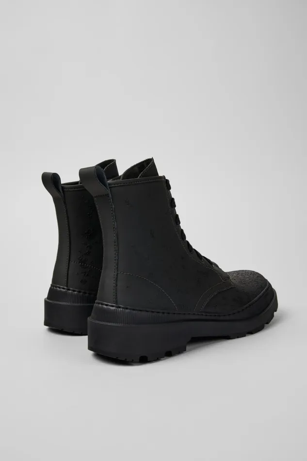 Men Brutus Trek MICHELIN Grayblack Medium Boots Camper Ankle Boots Men Brutus Trek MICHELIN Grayblack Medium Boots Camper Ankle Boots