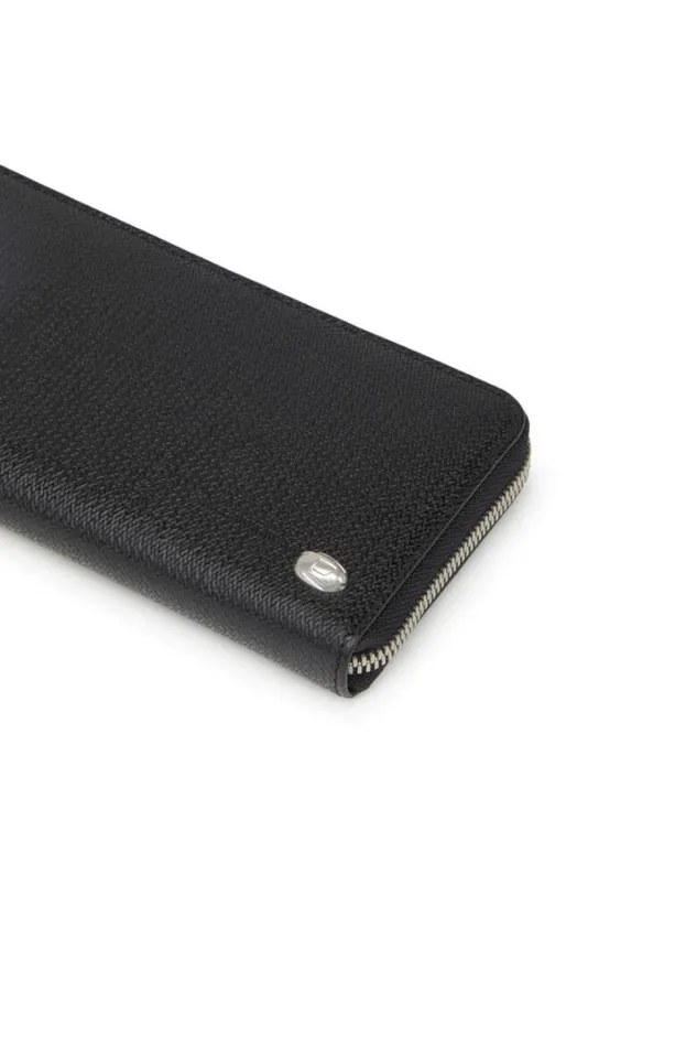 Men Continental Zip L Black Diesel Wallets Men Continental Zip L Black Diesel Wallets