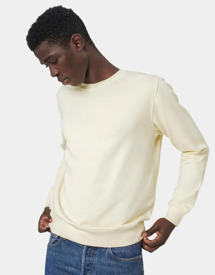 Men Crewneck Sweatshirts Colorful Standard Classic Organic Crew Heather Grey