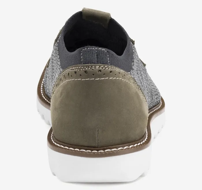 Men Duncan Knit Plain Toe Gray Marbled Knitnubuck JohnstonandMurphy LaceUps Men Duncan Knit Plain Toe Gray Marbled Knitnubuck JohnstonandMurphy LaceUps