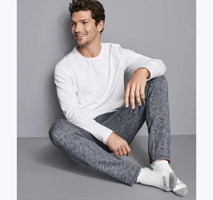 Men Essential LongSleeve Tee White JohnstonandMurphy Polos and Tees Men Essential LongSleeve Tee White JohnstonandMurphy Polos and Tees