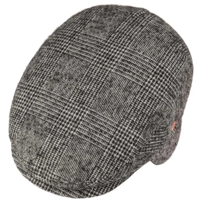 Men Flat Caps Mayser Merlino Flat Cap With Ear Flaps Blackandwhite Men Flat Caps Mayser Merlino Flat Cap With Ear Flaps Blackandwhite