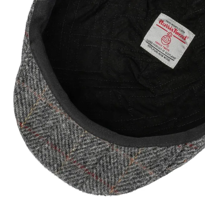 Men Flat Caps Mayser Sidney New Harris Tweed Flat Cap Gray Men Flat Caps Mayser Sidney New Harris Tweed Flat Cap Gray