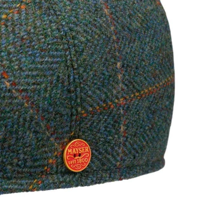 Men Flat Caps Mayser Sidney New Harris Tweed Flat Cap Gray Men Flat Caps Mayser Sidney New Harris Tweed Flat Cap Gray