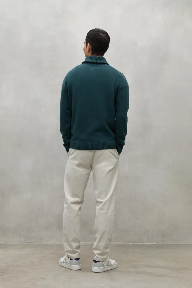 Men Green Idesia Sweater Ecoalf Knitwear