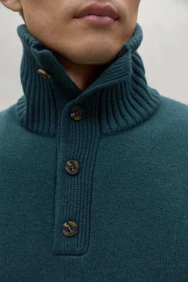 Men Green Idesia Sweater Ecoalf Knitwear