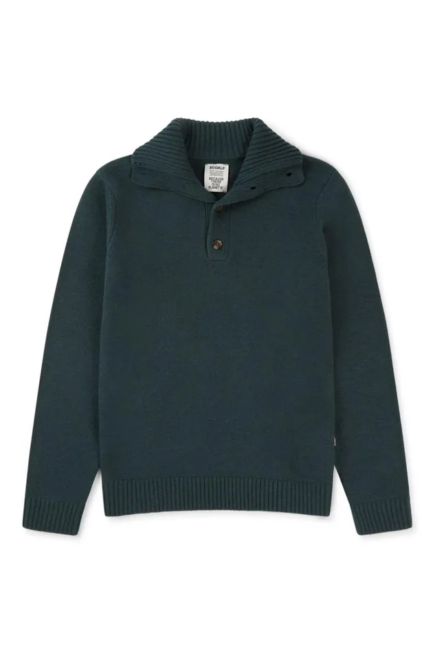 Men Green Idesia Sweater Ecoalf Knitwear