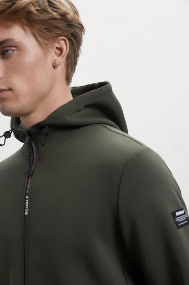 Men Green Suta Sweatshirt Ecoalf Sweatshirts