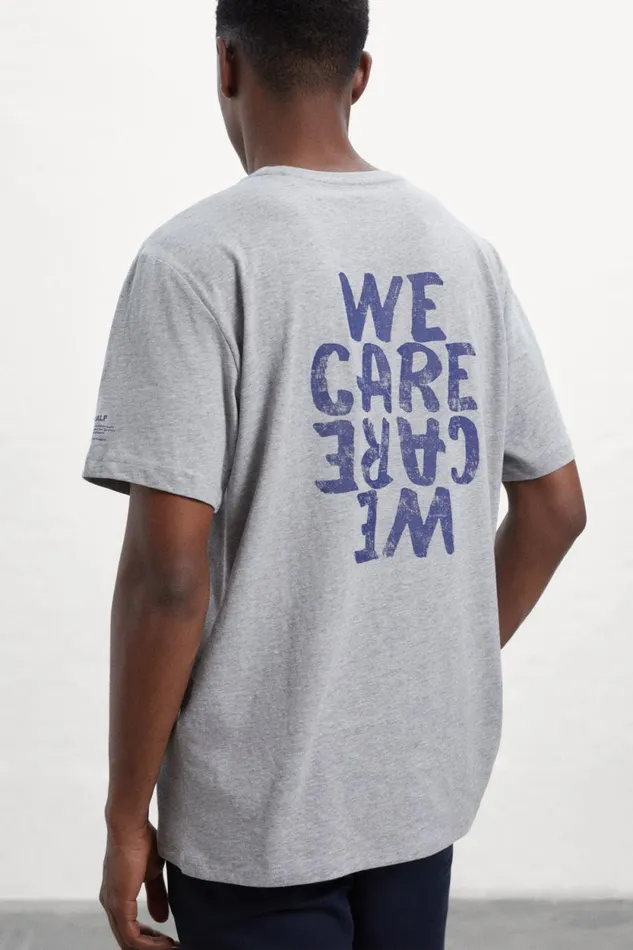 Men Grey Vence TShirt Ecoalf TShirts