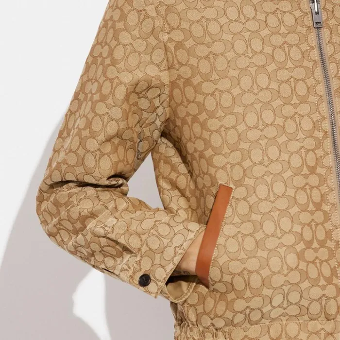Men Jackets and Outerwear Coach Heritage Reversible Jacket Tan Signaturebeige Men Jackets and Outerwear Coach Heritage Reversible Jacket Tan Signaturebeige