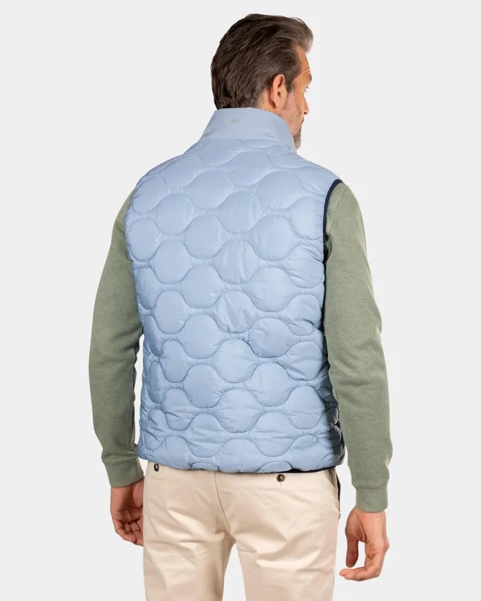 Men Jackets NZA New Zealand Auckland Blue Padded Vest 8211 Phantom Blue Men Jackets NZA New Zealand Auckland Blue Padded Vest 8211 Phantom Blue