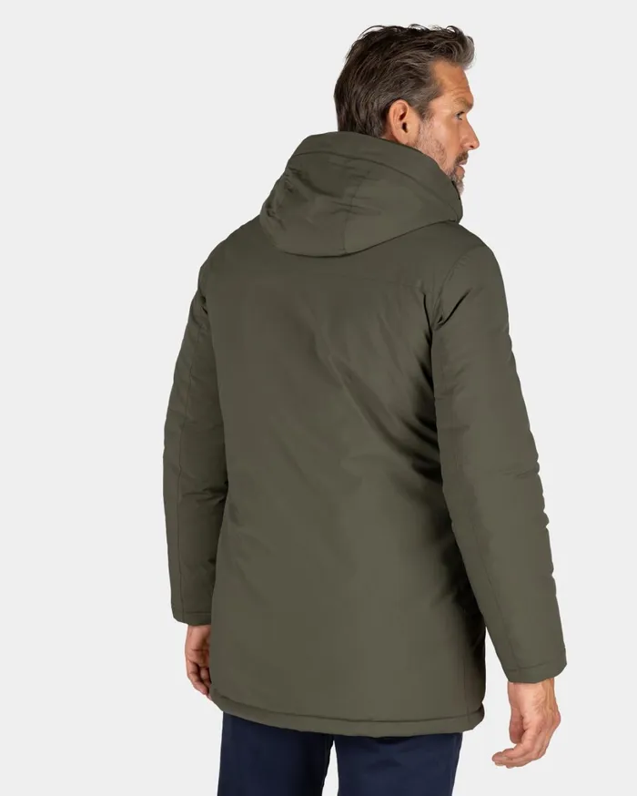 Men Jackets NZA New Zealand Auckland Dark Green Parka With Standing Collar 8211 Gravel Green Men Jackets NZA New Zealand Auckland Dark Green Parka With Standing Collar 8211 Gravel Green