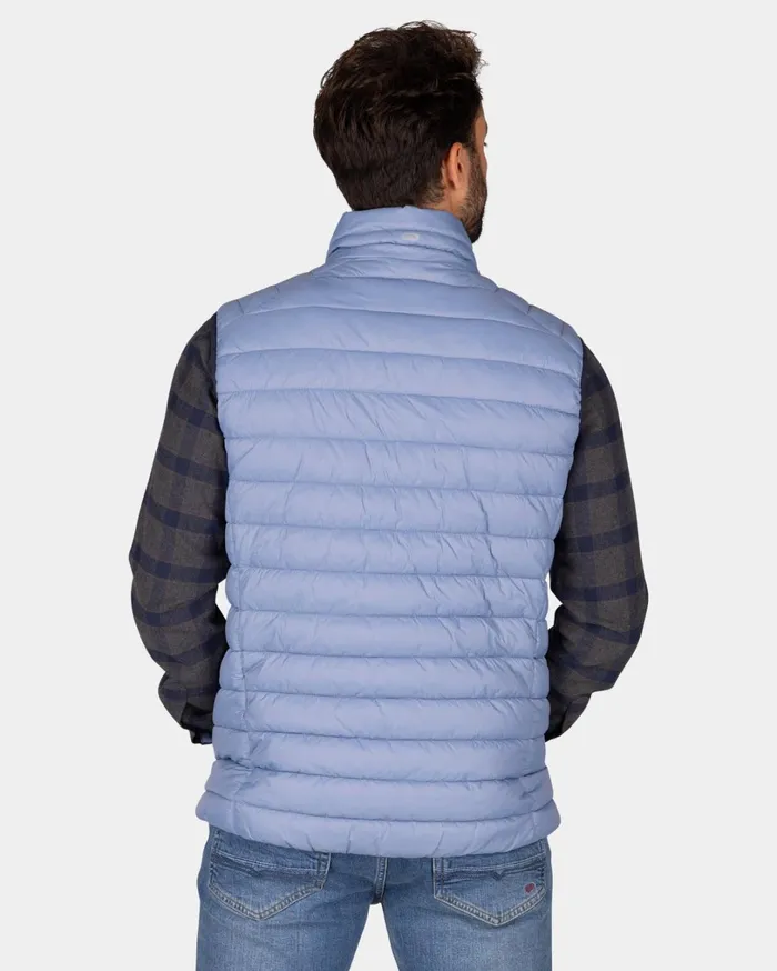 Men Jackets NZA New Zealand Auckland Light Blue Quilted Body Warmer 8211 Mineral Blue Men Jackets NZA New Zealand Auckland Light Blue Quilted Body Warmer 8211 Mineral Blue
