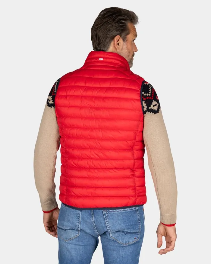 Men Jackets NZA New Zealand Auckland Red Padded Vest 8211 Reef Red Men Jackets NZA New Zealand Auckland Red Padded Vest 8211 Reef Red