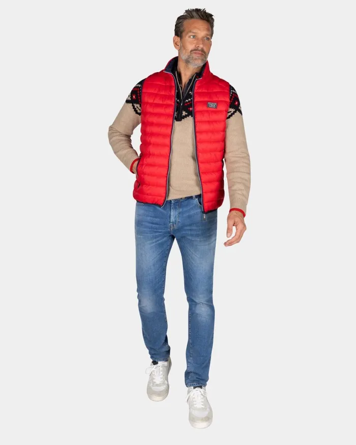 Men Jackets NZA New Zealand Auckland Red Padded Vest 8211 Reef Red Men Jackets NZA New Zealand Auckland Red Padded Vest 8211 Reef Red