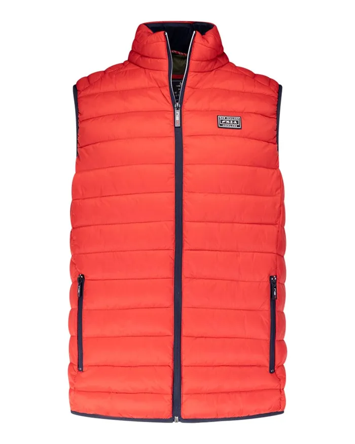 Men Jackets NZA New Zealand Auckland Red Padded Vest 8211 Reef Red Men Jackets NZA New Zealand Auckland Red Padded Vest 8211 Reef Red