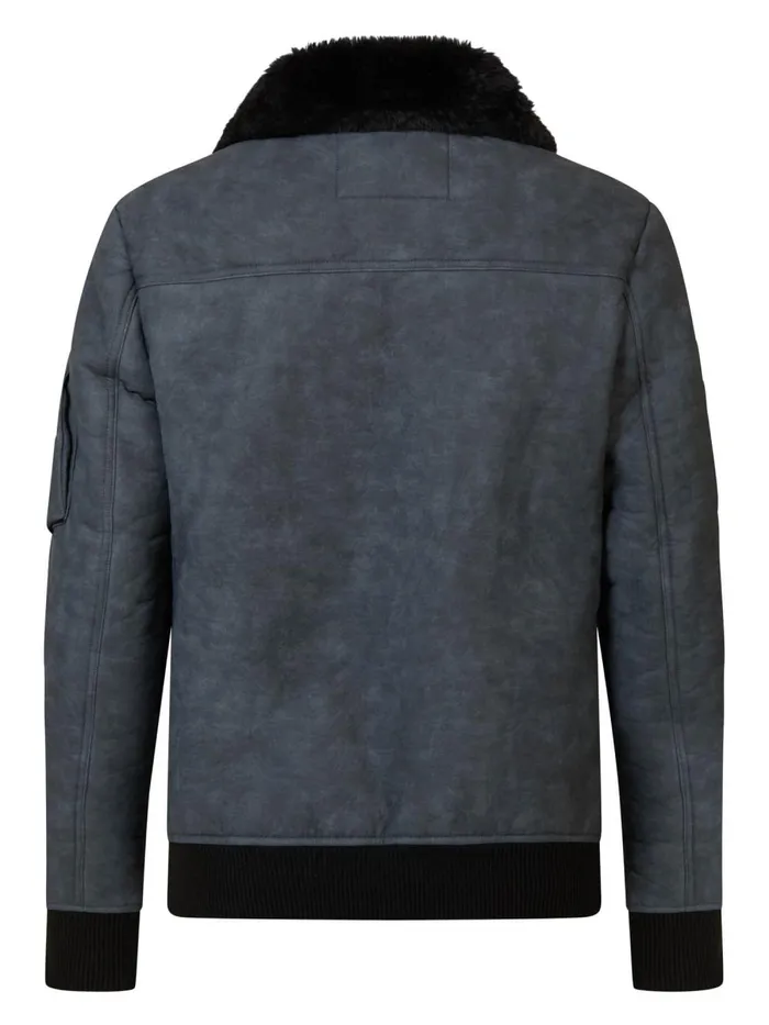 Men Jackets Petrol Industries Bomber Jacket Dark Slate