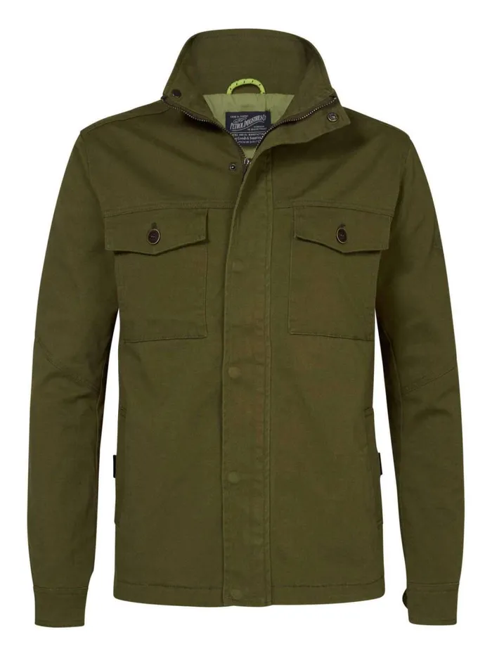 Men Jackets Petrol Industries Field Jacket Dusty Army