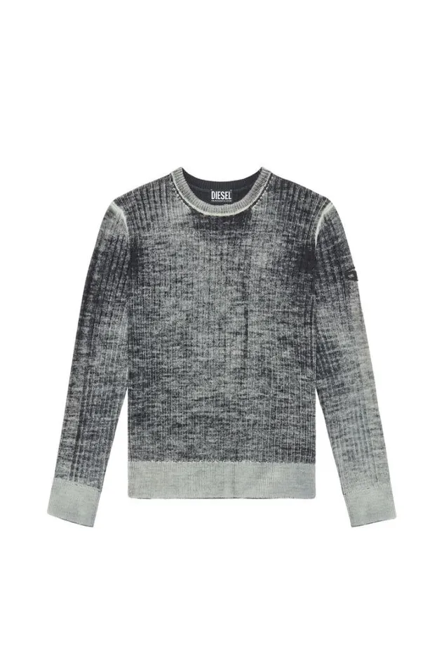 Men KAndelero Grey Diesel Knitwear Men KAndelero Grey Diesel Knitwear