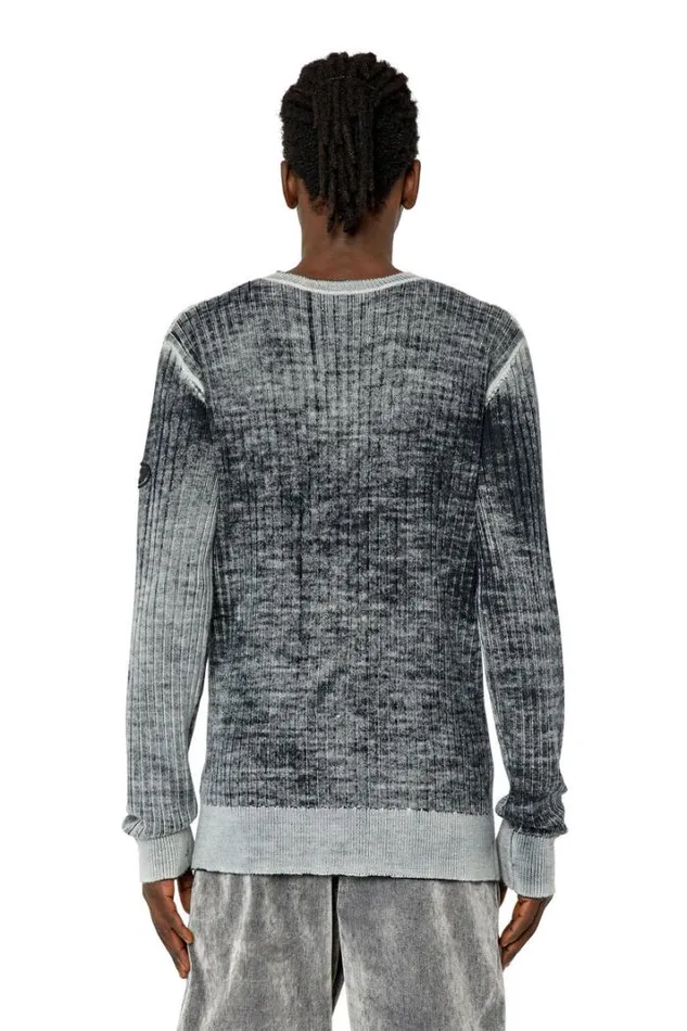Men KAndelero Grey Diesel Knitwear Men KAndelero Grey Diesel Knitwear