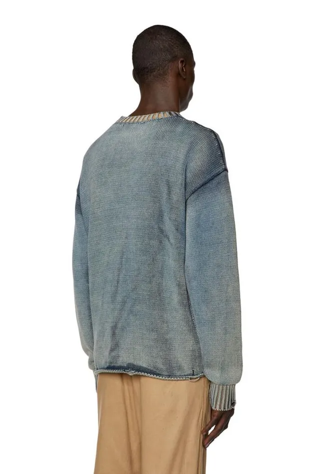 Men KDelos Blue Diesel Knitwear Men KDelos Blue Diesel Knitwear