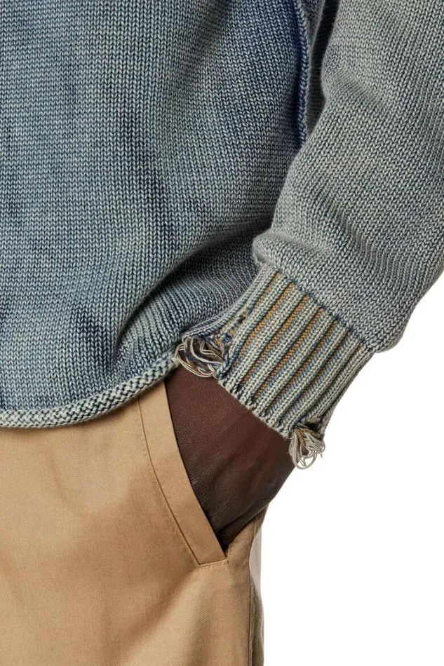Men KDelos Blue Diesel Knitwear Men KDelos Blue Diesel Knitwear