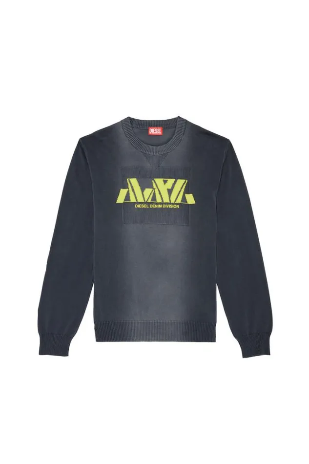 Men KSamos Black Diesel Knitwear Men KSamos Black Diesel Knitwear