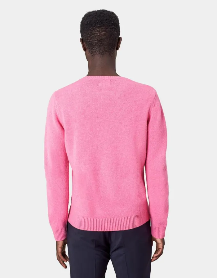Men Knit Sweaters Colorful Standard Classic Merino Wool Crew Oxblood Red