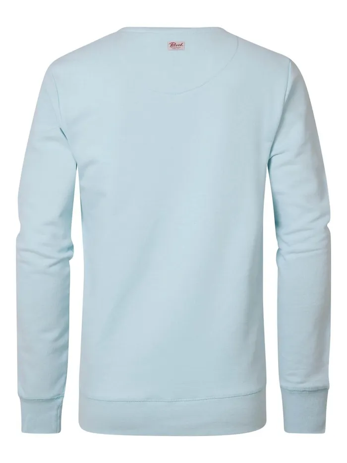 Men Knits and Sweats Petrol Industries Sporty Pullover Survival Blue