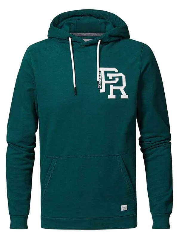 Men Knits and Sweats Petrol Industries Zipped Hoodie Emerald Green
