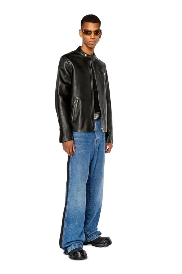 Men LMetalo Black Diesel Outerwear And Jackets