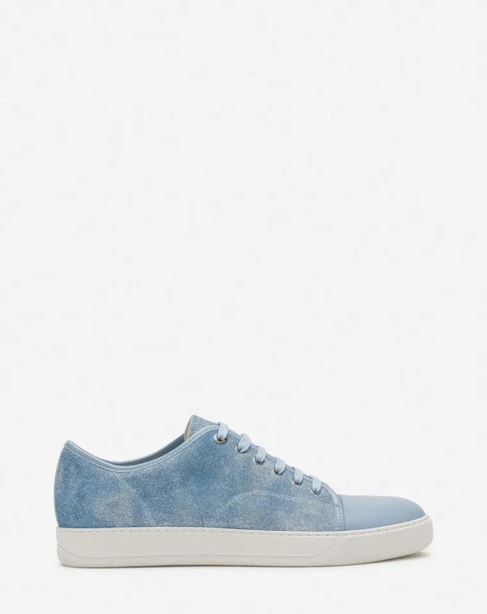 Men Lanvin DBB1 Dbb1 Sneakers In Faded Denim Denim Blue