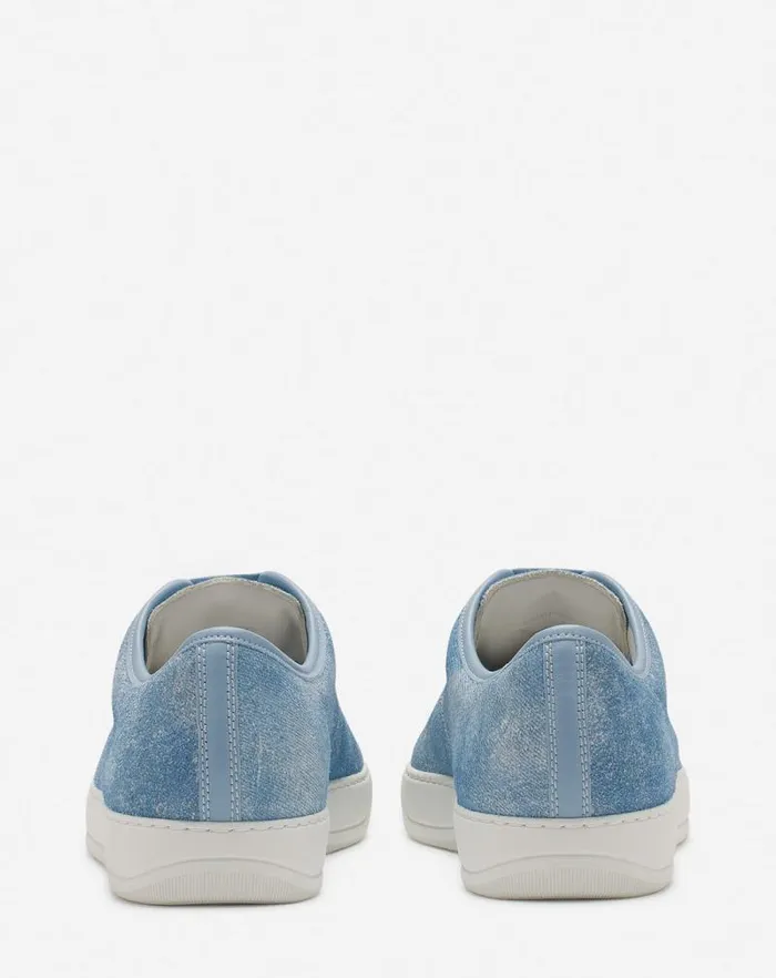 Men Lanvin DBB1 Dbb1 Sneakers In Faded Denim Denim Blue Men Lanvin DBB1 Dbb1 Sneakers In Faded Denim Denim Blue