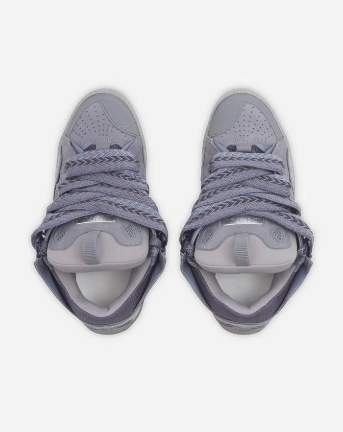 Men Lanvin Sneakers Leather Curb Sneakers Light Grey Men Lanvin Sneakers Leather Curb Sneakers Light Grey