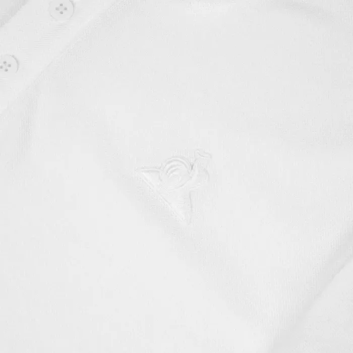 Men Le Coq Sportif Polos Shirts Ton Sur Ton Polo Shirt En Jersey Piqu Coton New Optical White Men Le Coq Sportif Polos Shirts Ton Sur Ton Polo Shirt En Jersey Piqu Coton New Optical White