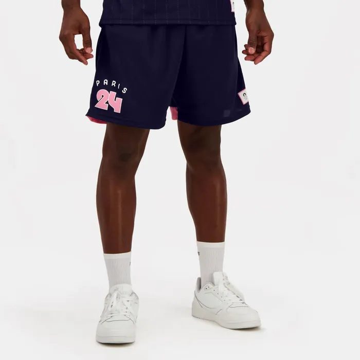 Men Le Coq Sportif Shorts Paris 2024 Shorts Bleu Nuit