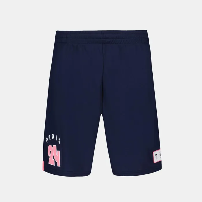 Men Le Coq Sportif Shorts Paris 2024 Shorts Bleu Nuit