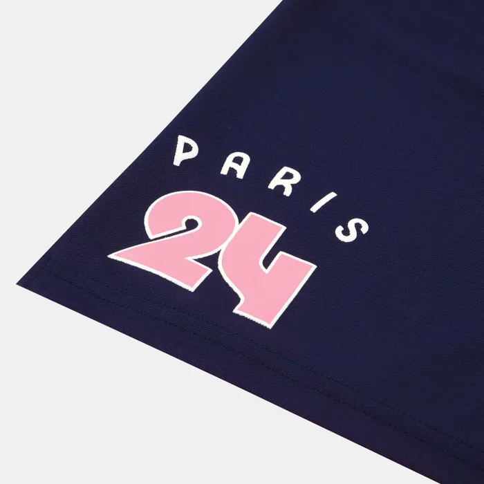 Men Le Coq Sportif Shorts Paris 2024 Shorts Bleu Nuit