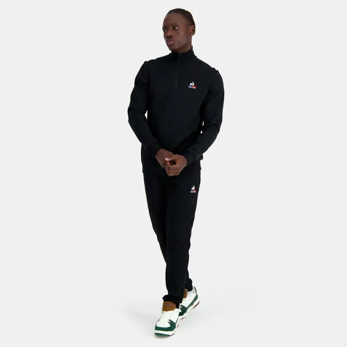 Men Le Coq Sportif Sweatshirts Essentiels Sweat Homme Black
