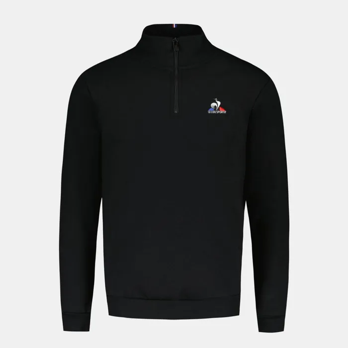 Men Le Coq Sportif Sweatshirts Essentiels Sweat Homme Black