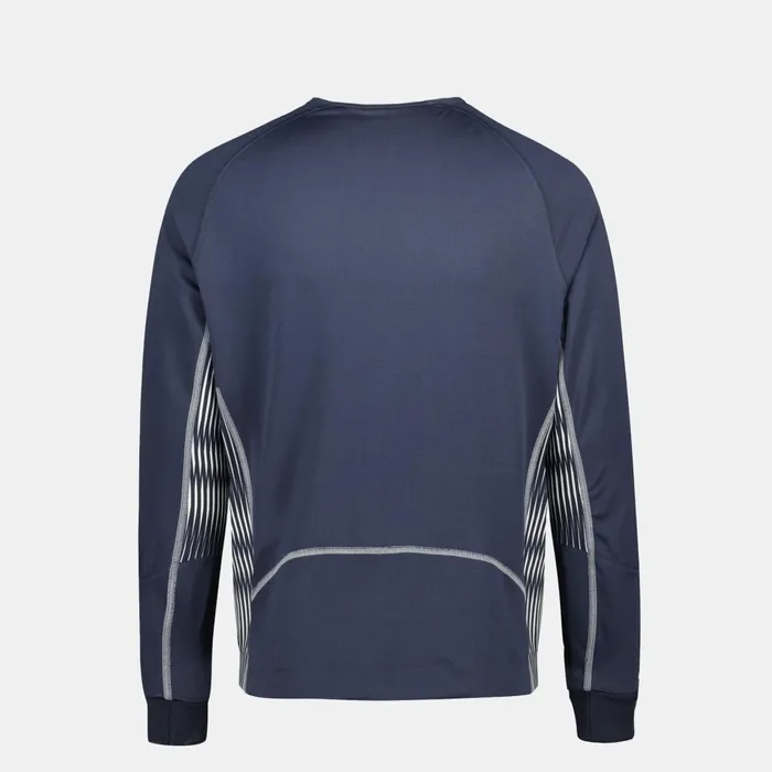 Men Le Coq Sportif Sweatshirts France039s Olympic Team ZipUp Sweatshirtshirt Insignia Blue