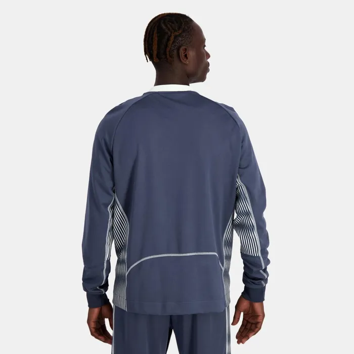Men Le Coq Sportif Sweatshirts France039s Olympic Team ZipUp Sweatshirtshirt Insignia Blue