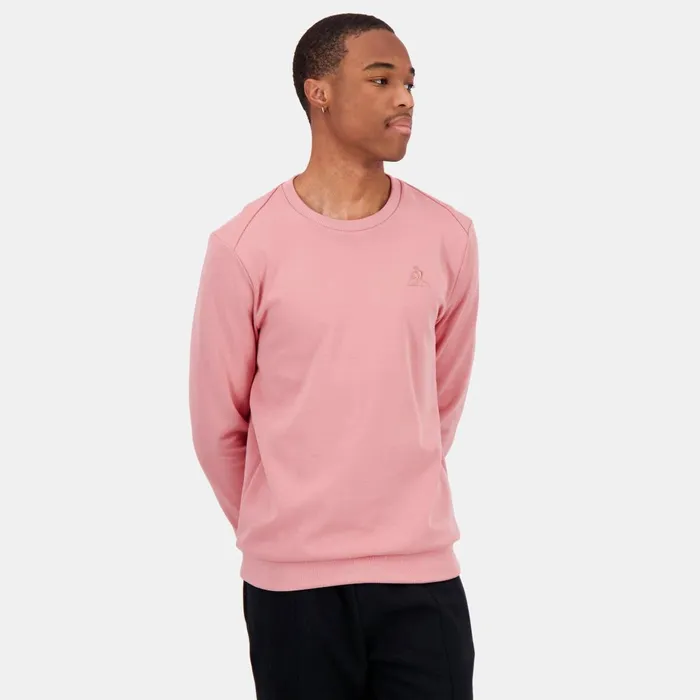 Men Le Coq Sportif Sweatshirts Ton Sur Ton RoundNeck Sweatshirtshirt Rosette