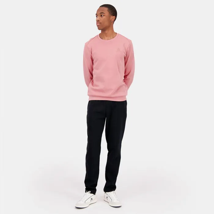 Men Le Coq Sportif Sweatshirts Ton Sur Ton RoundNeck Sweatshirtshirt Rosette