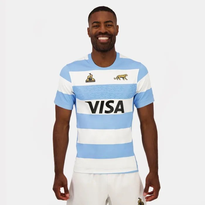 Men Le Coq Sportif Tshirts And Tops Los Pumas Uar 8211 Match Outfit Jersey Bluemas