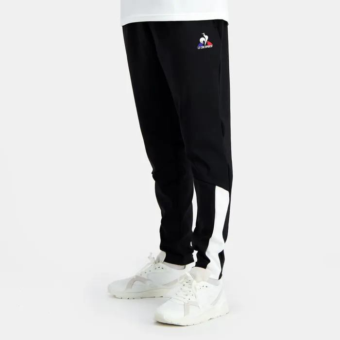 Men Le Coq Sportif Trousers And Joggers Training Trousers Black