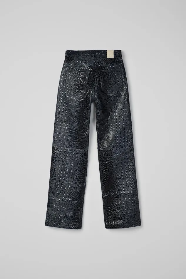 Men Leather Pants Dark Gray Leather Trousers Camper TrousersandShorts Men Leather Pants Dark Gray Leather Trousers Camper TrousersandShorts