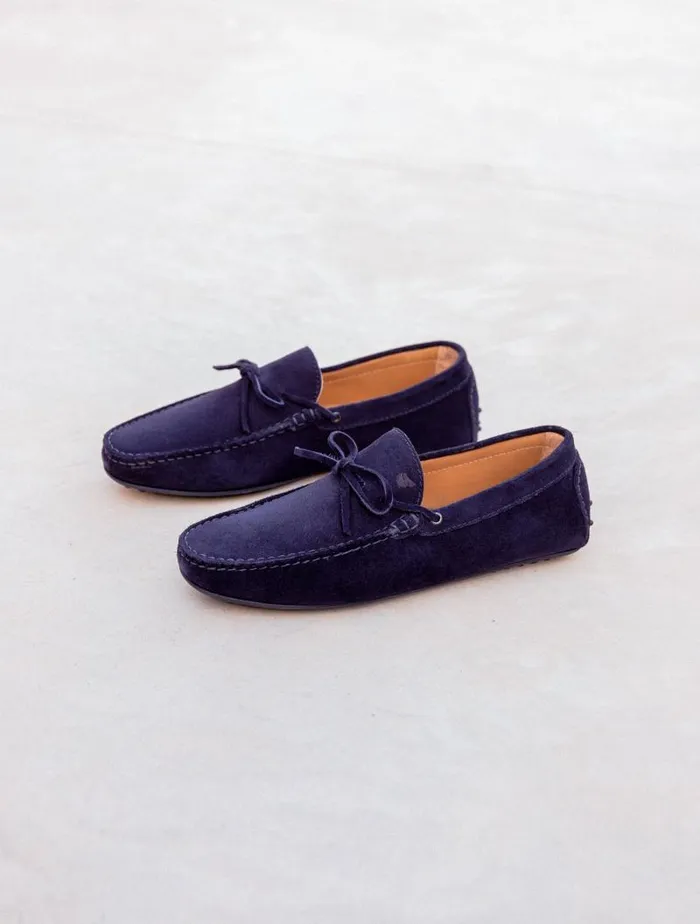 Men Loafers Bobbies Ayrton Navy Blue
